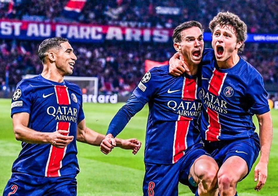 包含巴黎圣日耳曼客场击败对手，壮志凌云的词条